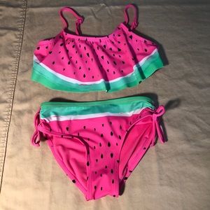 🍉GIRLS JUSTICE BIKINI, EUC, SZ 8 🏝